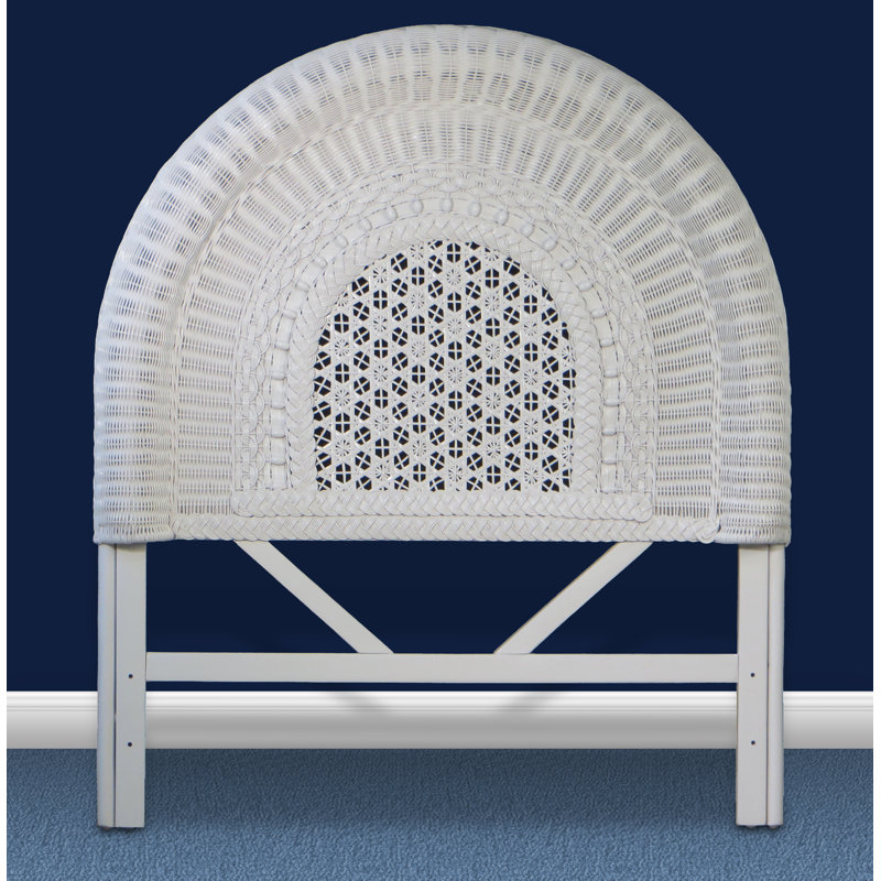 August Grove® Wolfforth Wicker/Rattan Panel Headboard & Reviews Wayfair